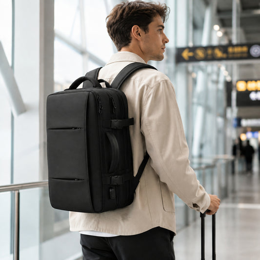 Aerovault expandable travel backpack