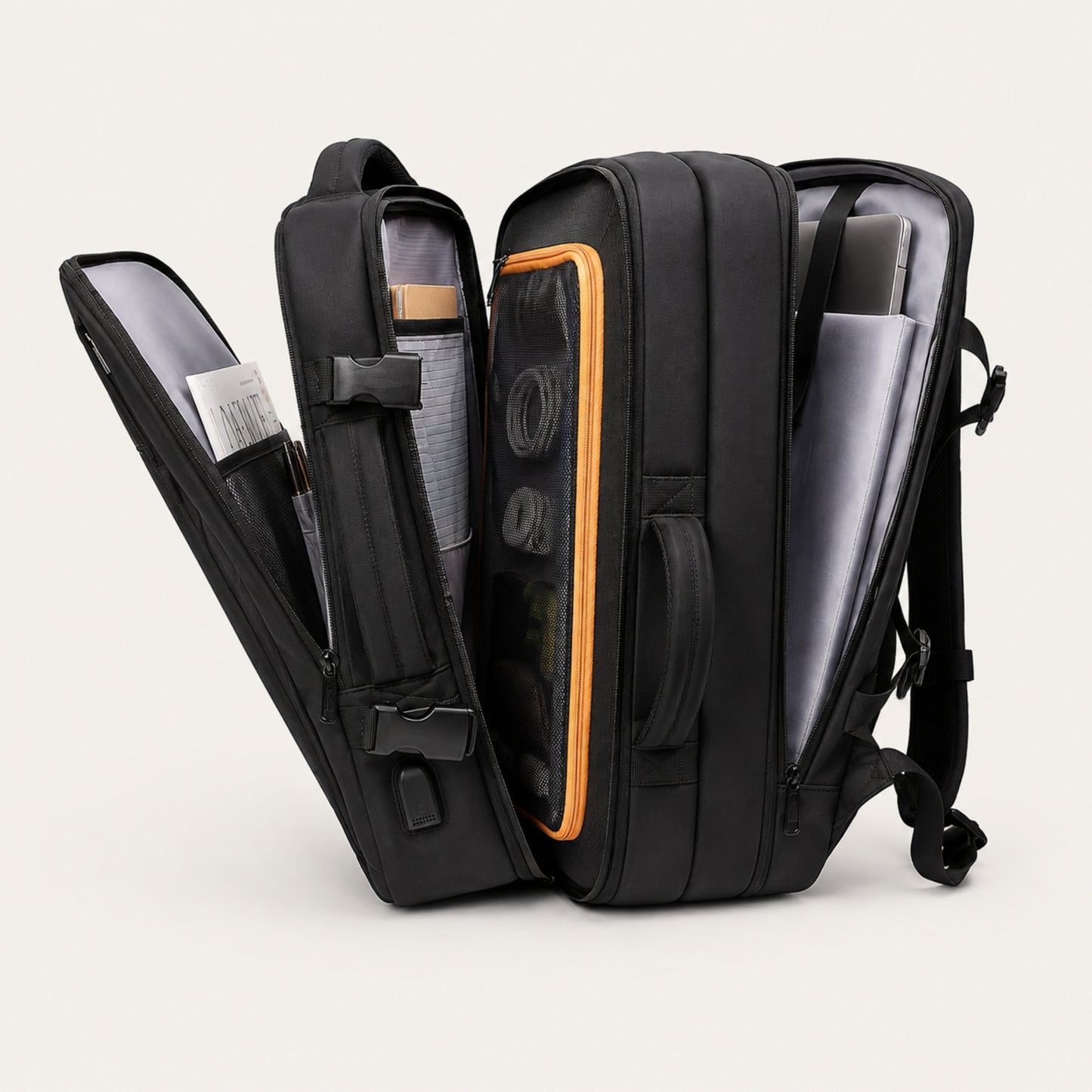 Aerovault expandable travel backpack