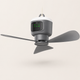 Breeze Portable Camping Fan | Rechargeable Ceiling Fan with LED Light